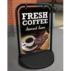 Fresh Coffee Swinger Pavement Stand